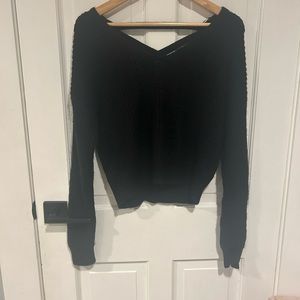 Aeropostale Black Ballerina Sweater